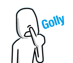 An honest man sticker #5694502