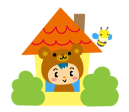 Kigurumi animal brothers(English) sticker #5694559