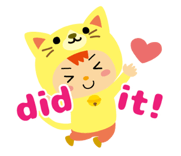 Kigurumi animal brothers(English) sticker #5694565