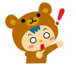 Kigurumi animal brothers(English) sticker #5694569