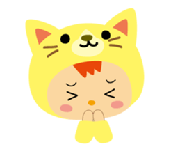 Kigurumi animal brothers(English) sticker #5694571