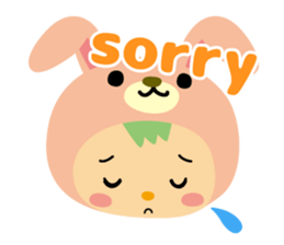 Kigurumi animal brothers(English) sticker #5694573