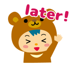 Kigurumi animal brothers(English) sticker #5694574