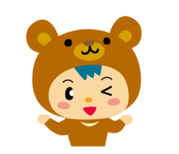 Kigurumi animal brothers(English) sticker #5694582