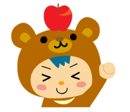 Kigurumi animal brothers(English) sticker #5694584