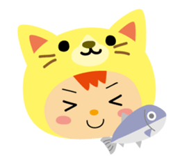 Kigurumi animal brothers(English) sticker #5694589