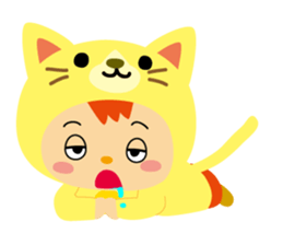 Kigurumi animal brothers(English) sticker #5694594