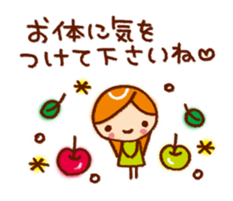 Stamp to tell in polite words 2 sticker #5694661