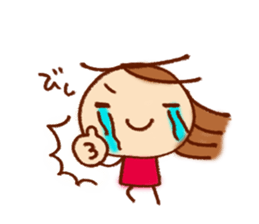 Stamp to tell in polite words 2 sticker #5694674