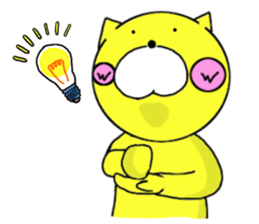 Sticker of yellow dog No.2 sticker #5694885