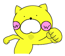 Sticker of yellow dog No.2 sticker #5694888