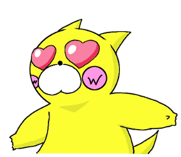 Sticker of yellow dog No.2 sticker #5694895