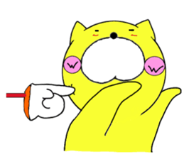 Sticker of yellow dog No.2 sticker #5694897