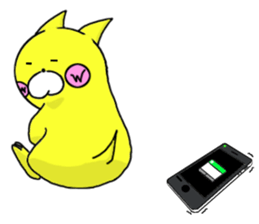 Sticker of yellow dog No.2 sticker #5694901