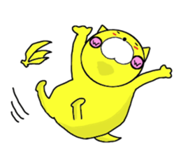 Sticker of yellow dog No.2 sticker #5694915