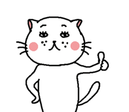 The Tamuras' cat 3 sticker #5694916