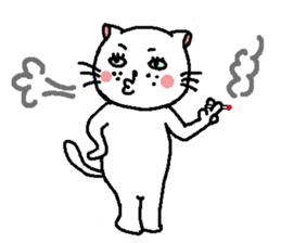 The Tamuras' cat 3 sticker #5694929