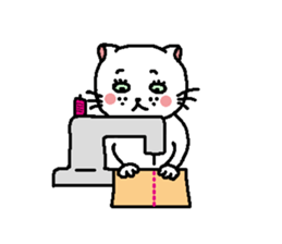 The Tamuras' cat 3 sticker #5694932