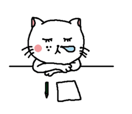 The Tamuras' cat 3 sticker #5694934