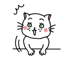 The Tamuras' cat 3 sticker #5694935