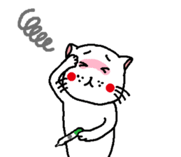 The Tamuras' cat 3 sticker #5694938