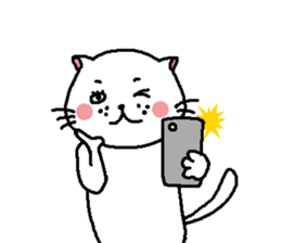 The Tamuras' cat 3 sticker #5694949