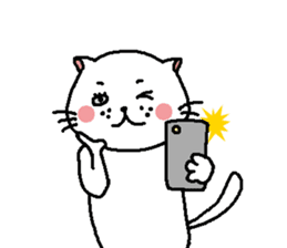 The Tamuras' cat 3 sticker #5694949