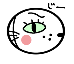 The Tamuras' cat 3 sticker #5694953