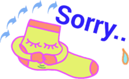 Socks series (English) sticker #5695106