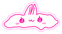 Fluffy rabbit "Honoka" sticker #5695157