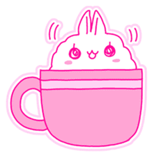 Fluffy rabbit "Honoka" sticker #5695162