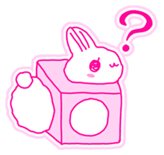 Fluffy rabbit "Honoka" sticker #5695168