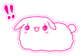 Fluffy rabbit "Honoka" sticker #5695176