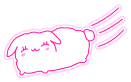 Fluffy rabbit "Honoka" sticker #5695178