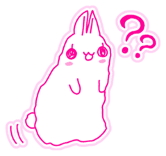 Fluffy rabbit "Honoka" sticker #5695183