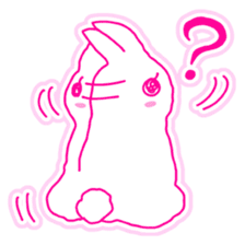Fluffy rabbit "Honoka" sticker #5695184