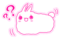 Fluffy rabbit "Honoka" sticker #5695185