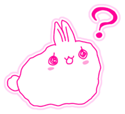 Fluffy rabbit "Honoka" sticker #5695186