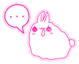 Fluffy rabbit "Honoka" sticker #5695187