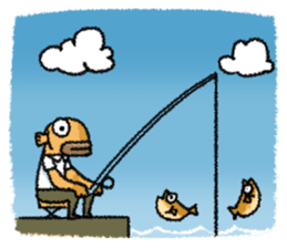 Sakana Kacho's daily life sticker #5695315