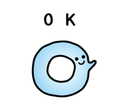 A cell of simple reaction "English ver." sticker #5695487