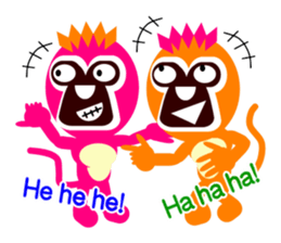 Frank monkeys 2 sticker #5695565