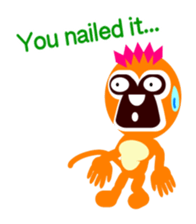 Frank monkeys 2 sticker #5695567