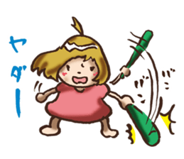 Hysterical Girl by lefthandkemkem sticker #5695598