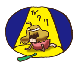 Hysterical Girl by lefthandkemkem sticker #5695604