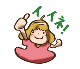 Hysterical Girl by lefthandkemkem sticker #5695614