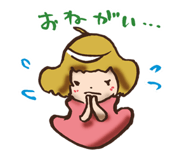 Hysterical Girl by lefthandkemkem sticker #5695616