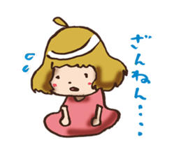 Hysterical Girl by lefthandkemkem sticker #5695617