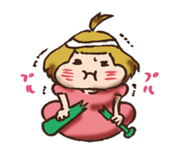 Hysterical Girl by lefthandkemkem sticker #5695622