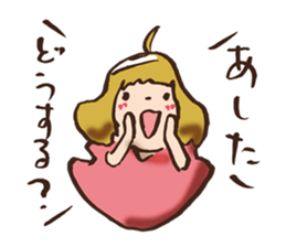 Hysterical Girl by lefthandkemkem sticker #5695625